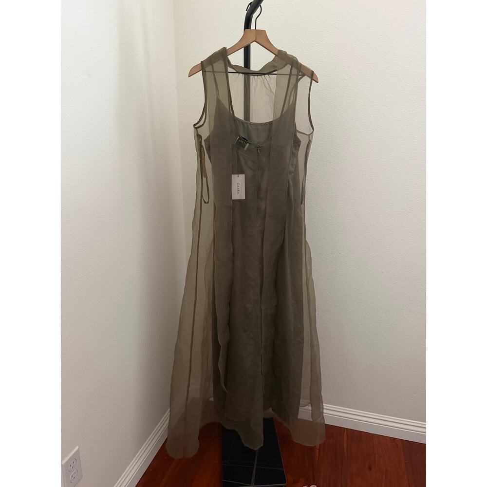 New NWT Caara Aletta dress moss gray dress sz XS $222 - Picture 6 of 6